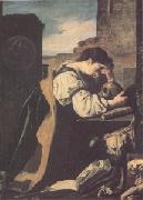 Domenico  Feti Melancholy or the Penitent Magdalen (mk05) France oil painting artist